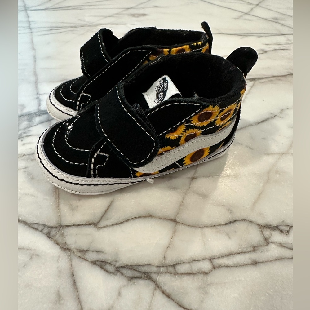 Vans Baby Sk8 Hi Crib Hot Flame New Soft Bottom Newborn (No Box)